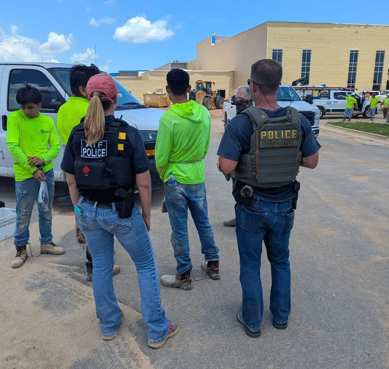 gulf shores high school construction site raid