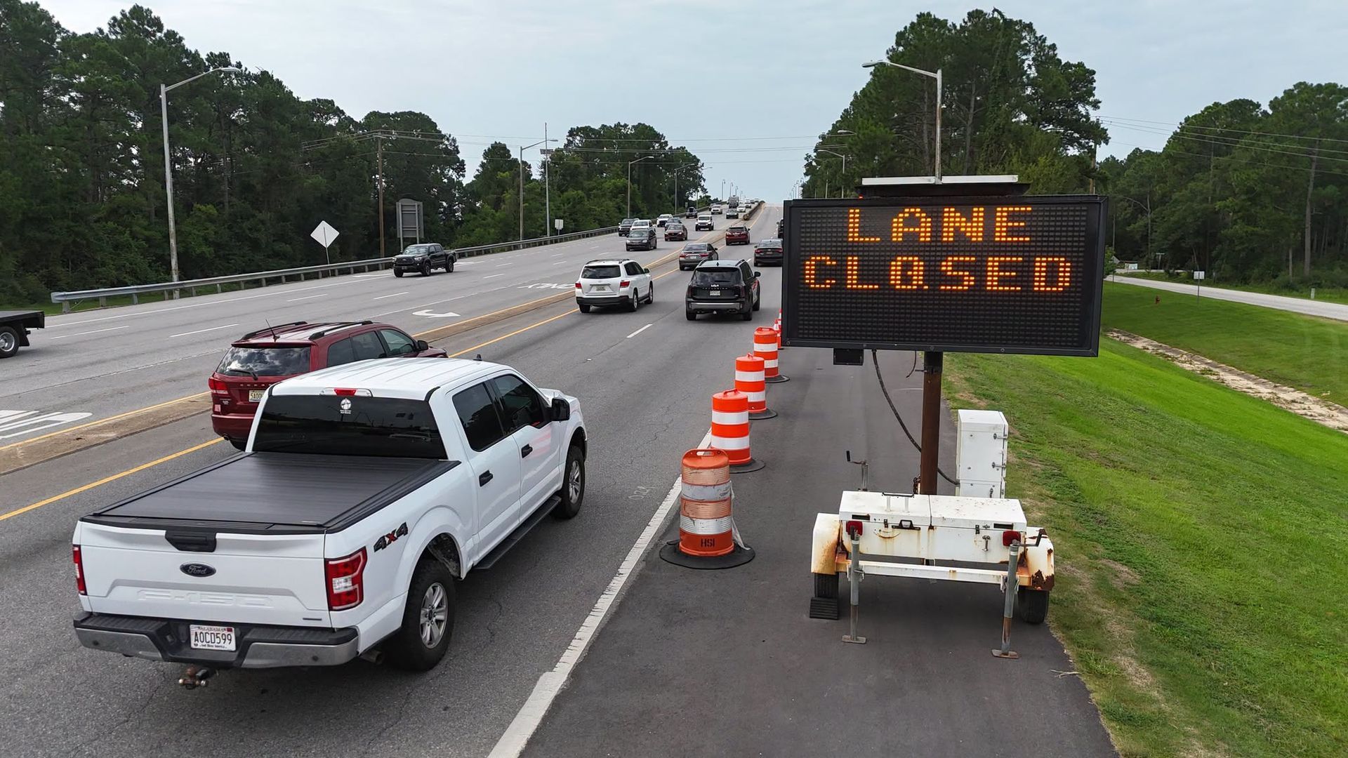 Gulf Shores Lane Closures On Hwy 59 Gulf Shores Lane Closures On Hwy 59