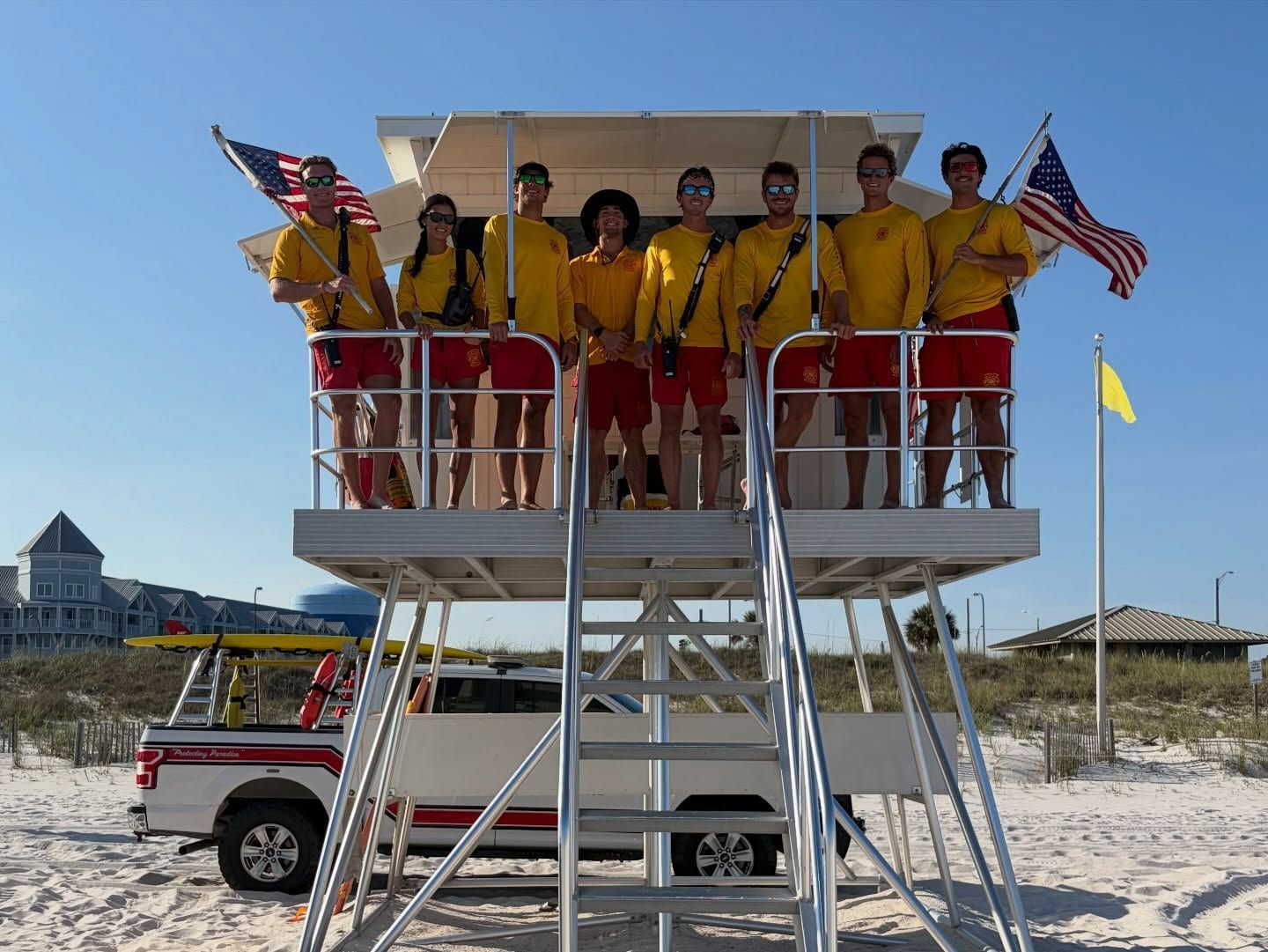 Orange Beach Lifeguard Towers