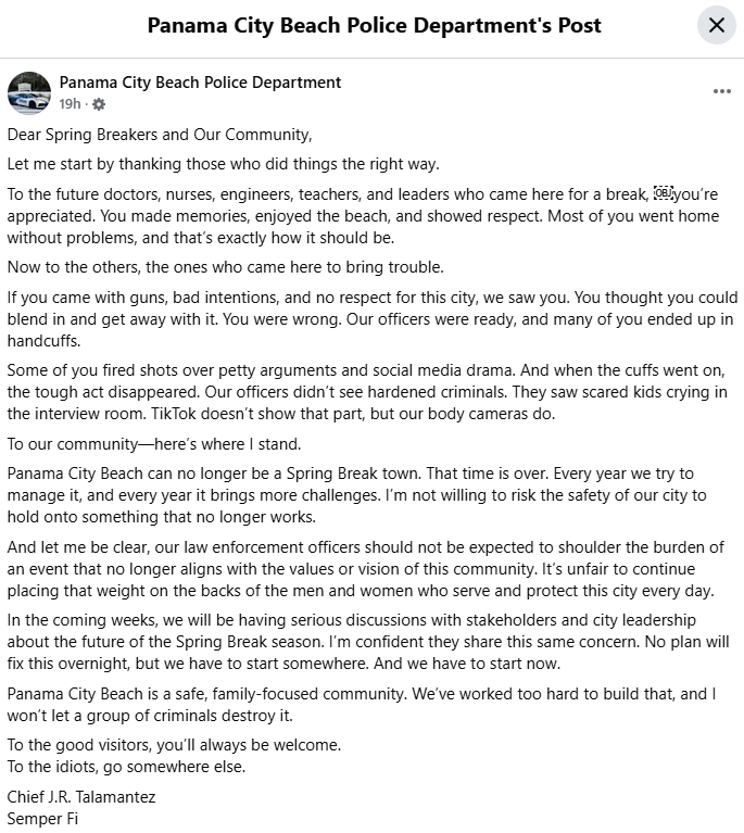 Gulf Shores Spring Break News