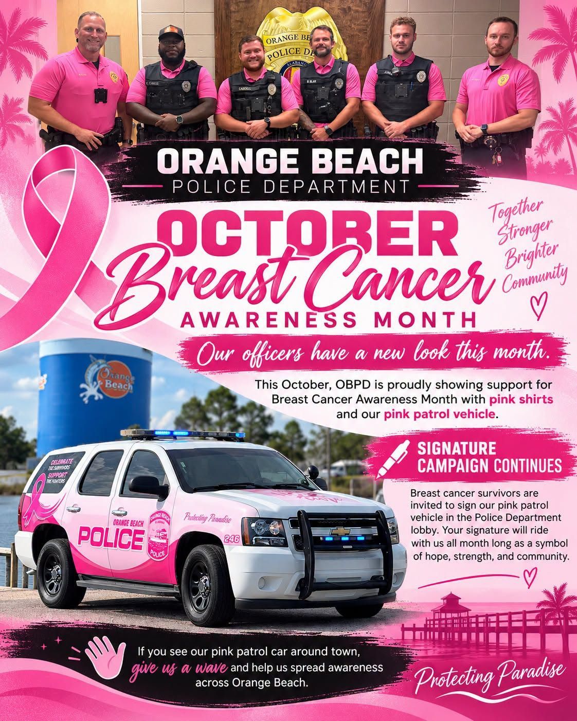 Orange Beach Police Breast Cancer Orange Beach Police Breast Cancer