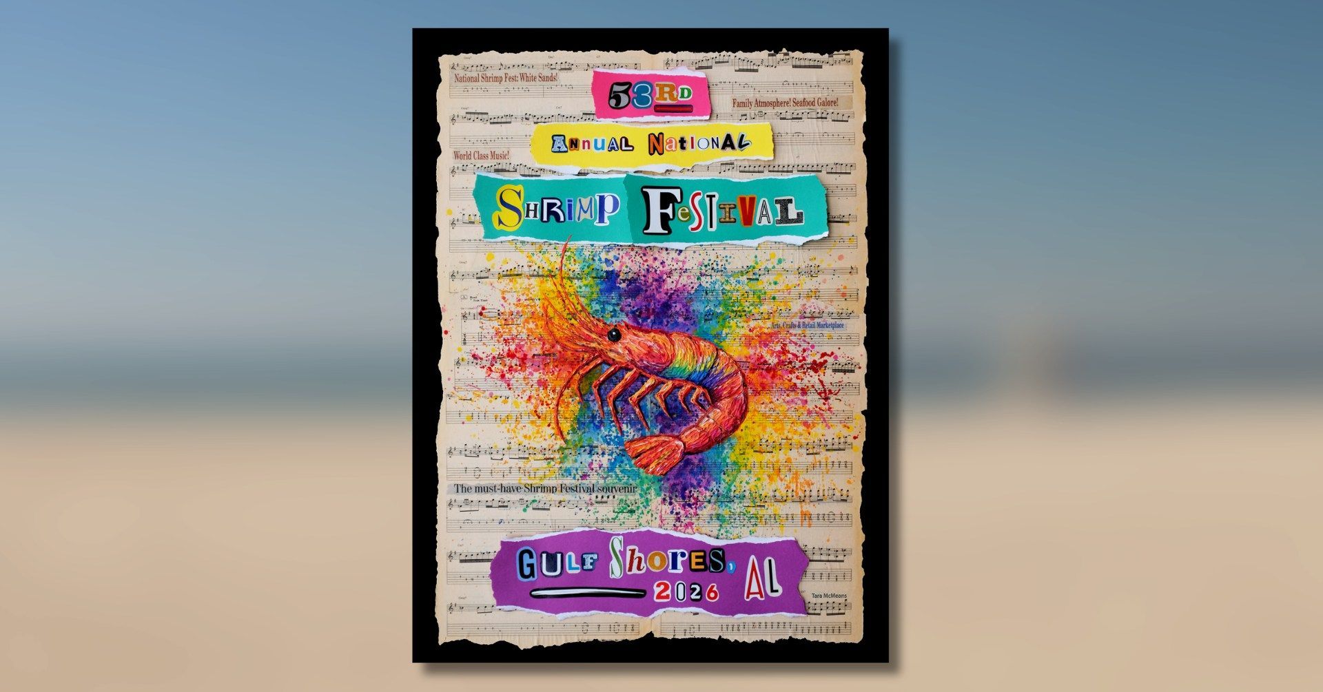 Shrimp Festival Poster Contest Winner 2026 Shrimp Festival Poster Contest Winner 2026