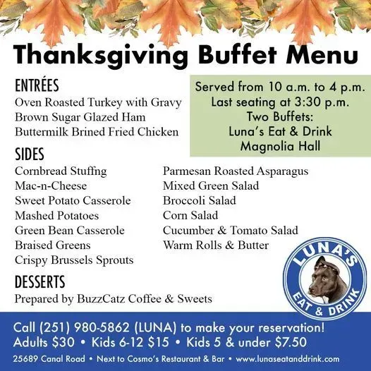 gulf shores thanksgiving