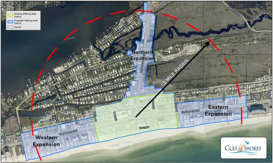 Gulf Shores Walking District Expansion