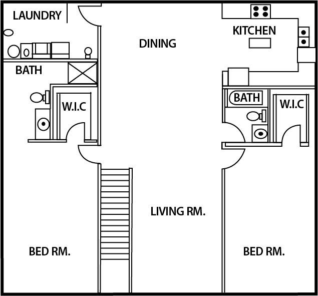 Floor Plans - Unit 13
