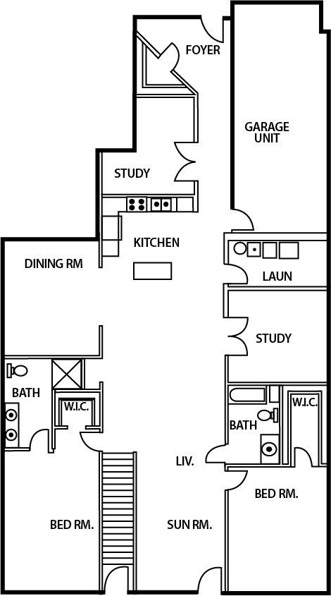 Floor Plans - Unit 1612