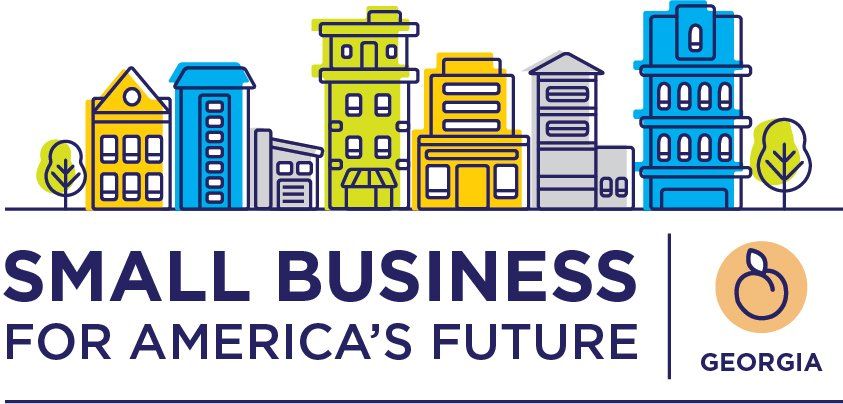 The logo for small business for america 's future georgia