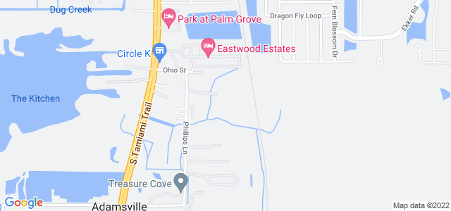 Map of business location