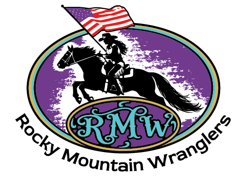 Rocky Mountain Wranglers Mounted Drill Team Logo