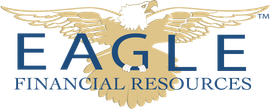 Eagle Financial Resources logo with gold eagle and blue text
