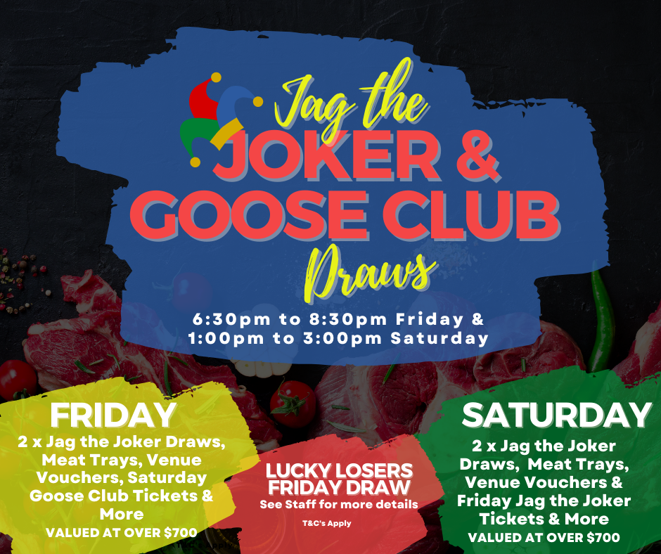 Jag the Joker - Friday & Saturday Draws