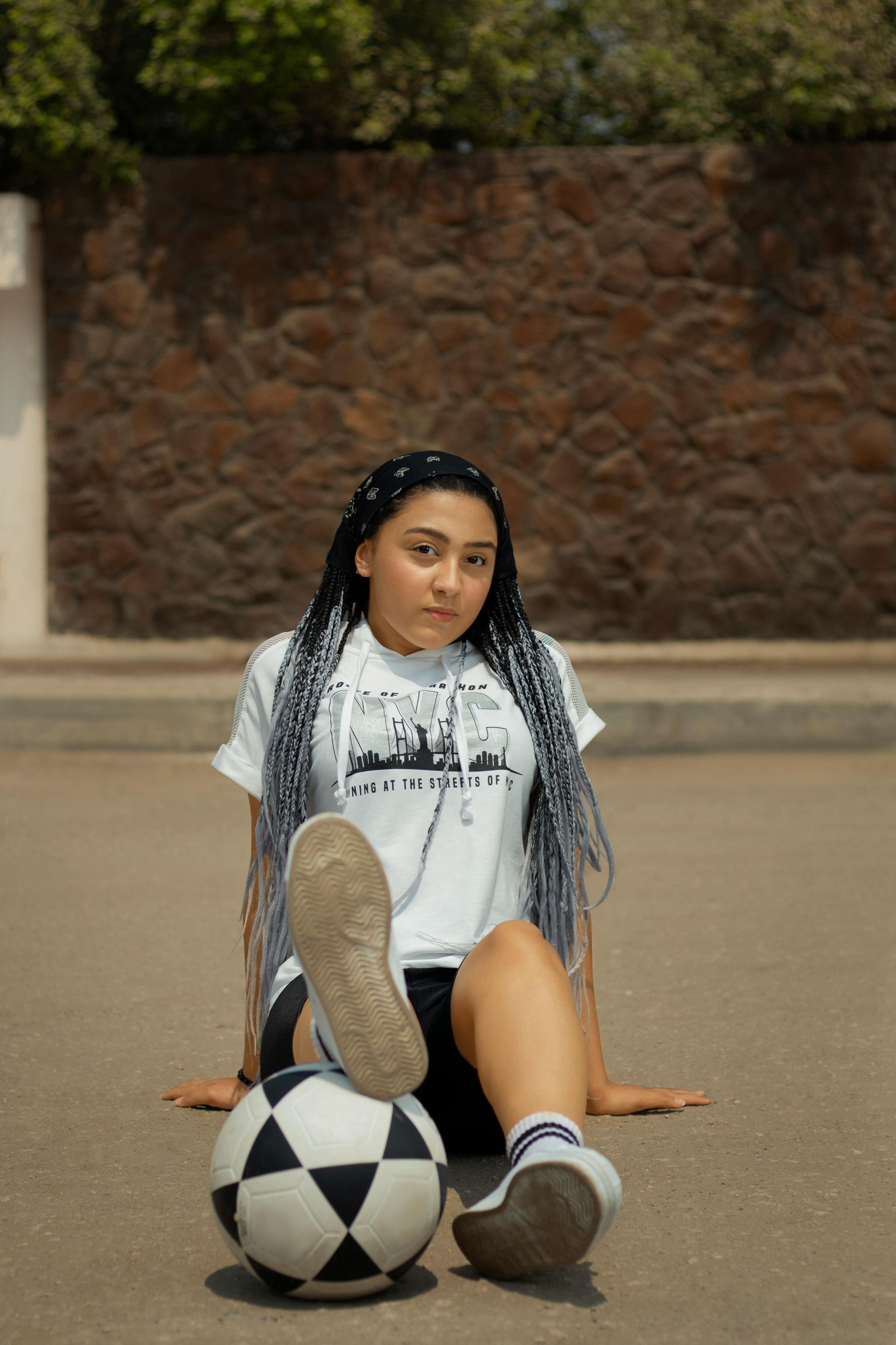 Niña futbolista