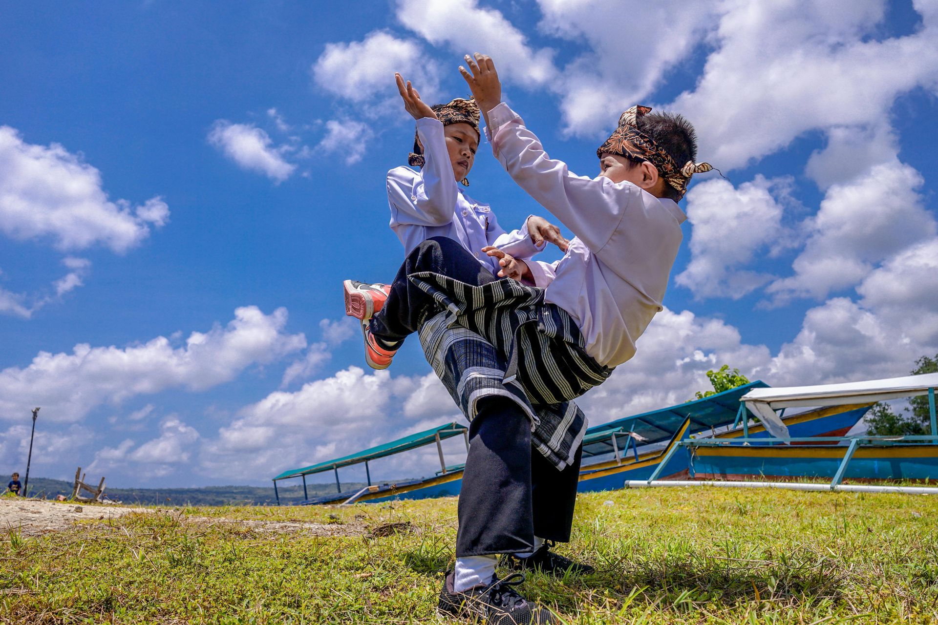 Niño futbolista