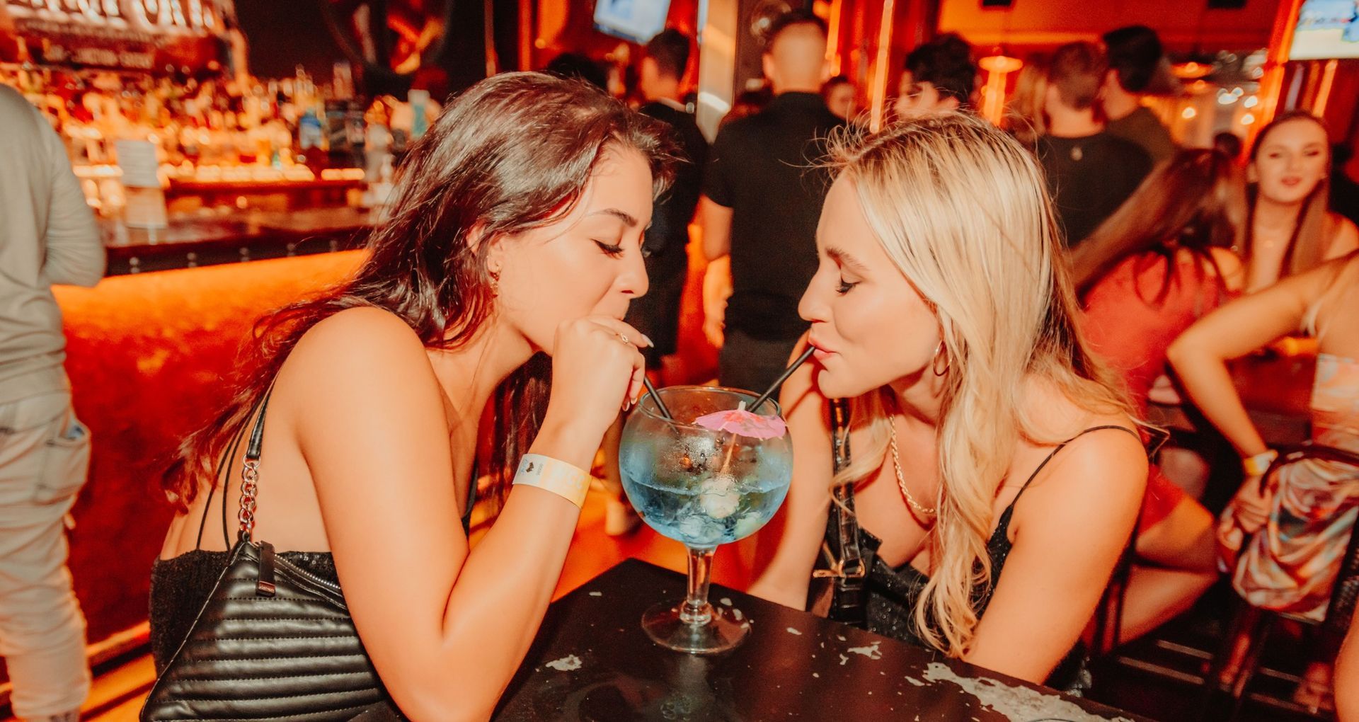 Girls Drinking Cocktail — Surfers Paradise, QLD — Steampunk Surfers Paradise