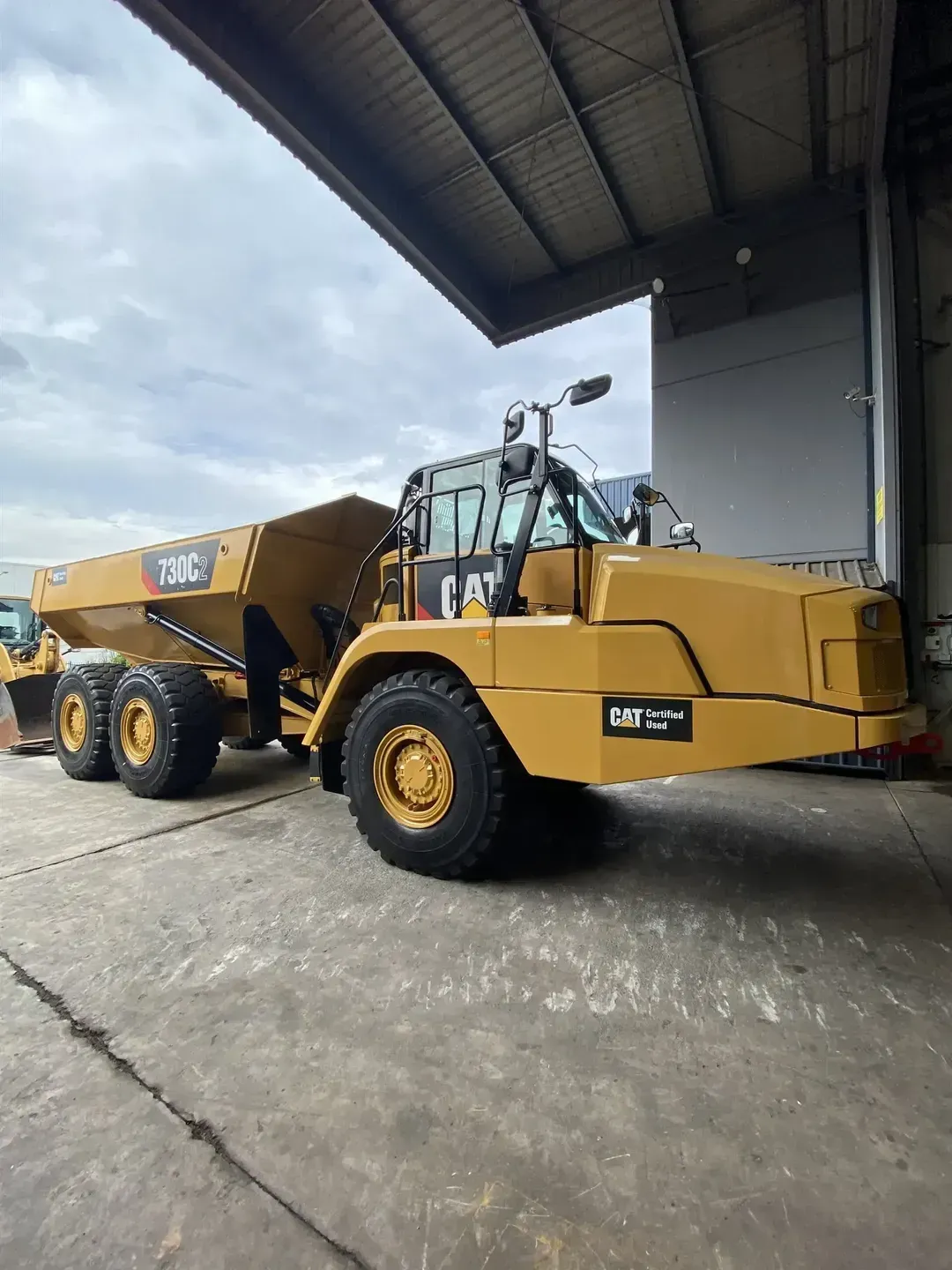 A Dump Truck on A Job Site — Auto Electrical Services in Nowra, NSW