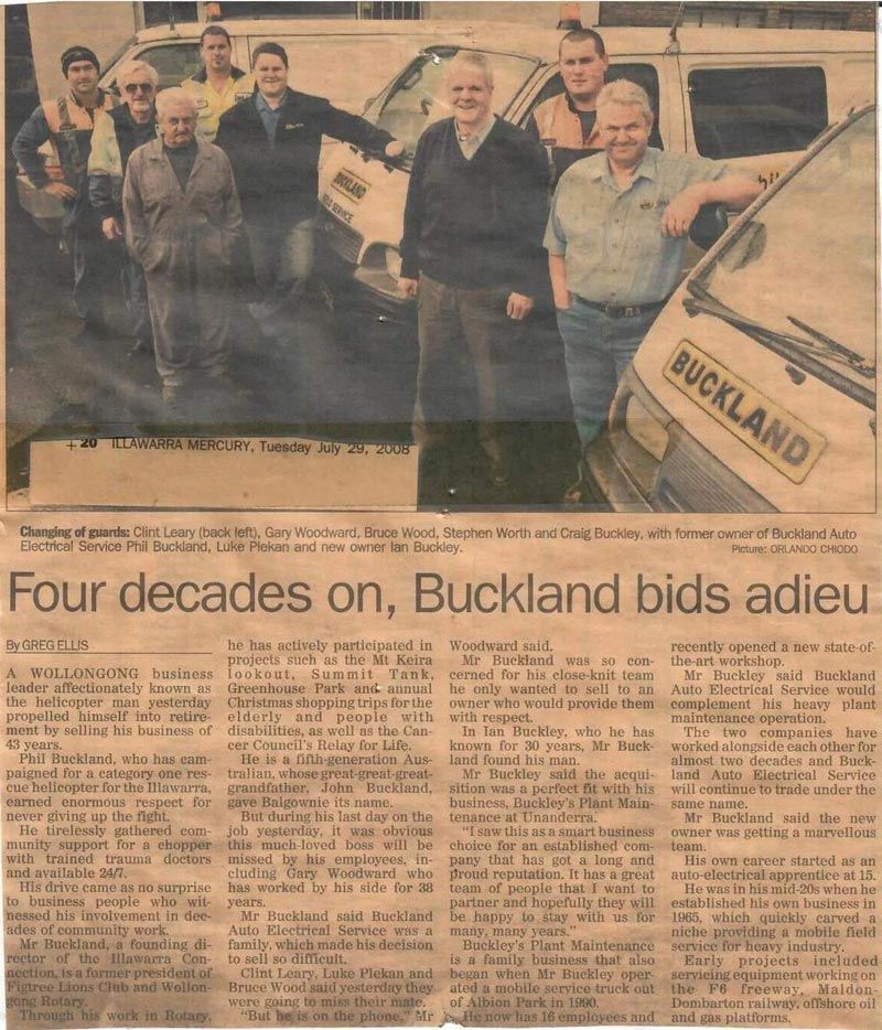 Newspaper Article — Auto Electrical Services in Illawarra, NSW
