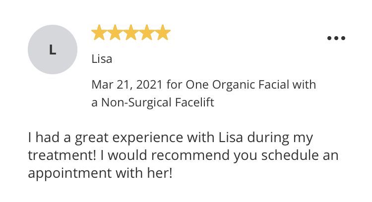 Review by Lisa: 5 stars, 