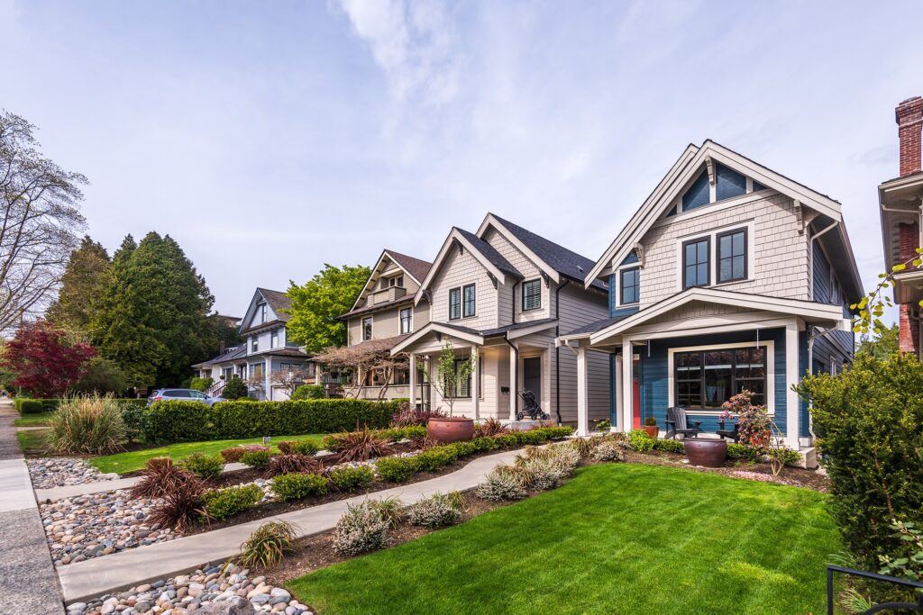 Exterior Photo of houses in a neighborhood
