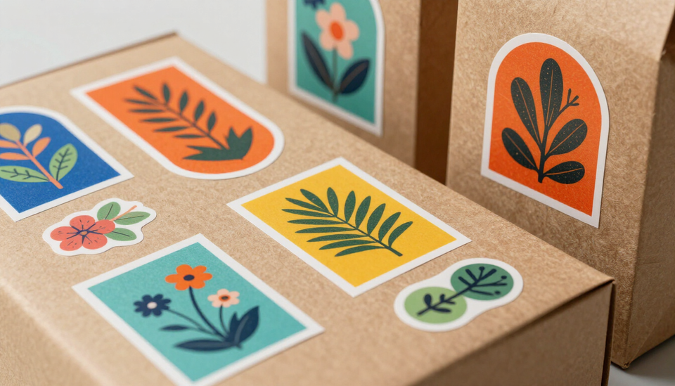 Custom paper stickers in Canada