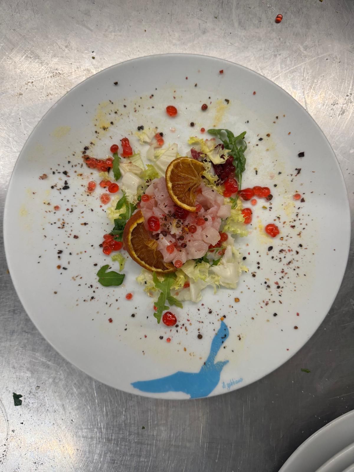 Frutti di mare fritti e patatine fritte