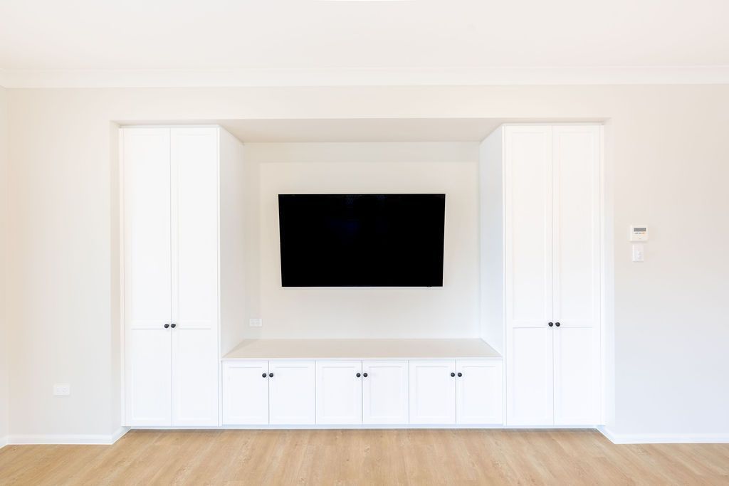 Wall Mounted Television — Vaughan Building Group in Yeppoon, QLD