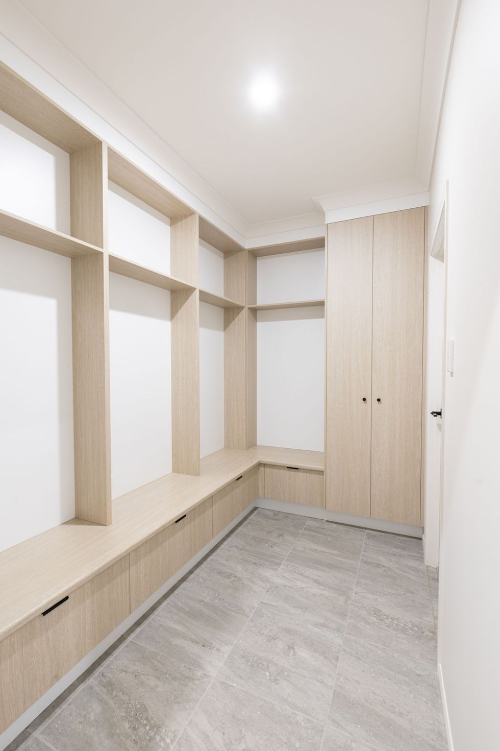 Open Cabinets — Vaughan Building Group in Yeppoon, QLD