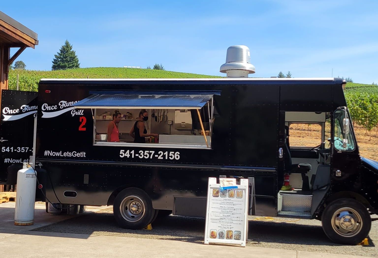 Once Famous Grill in Eugene our second Food Truck