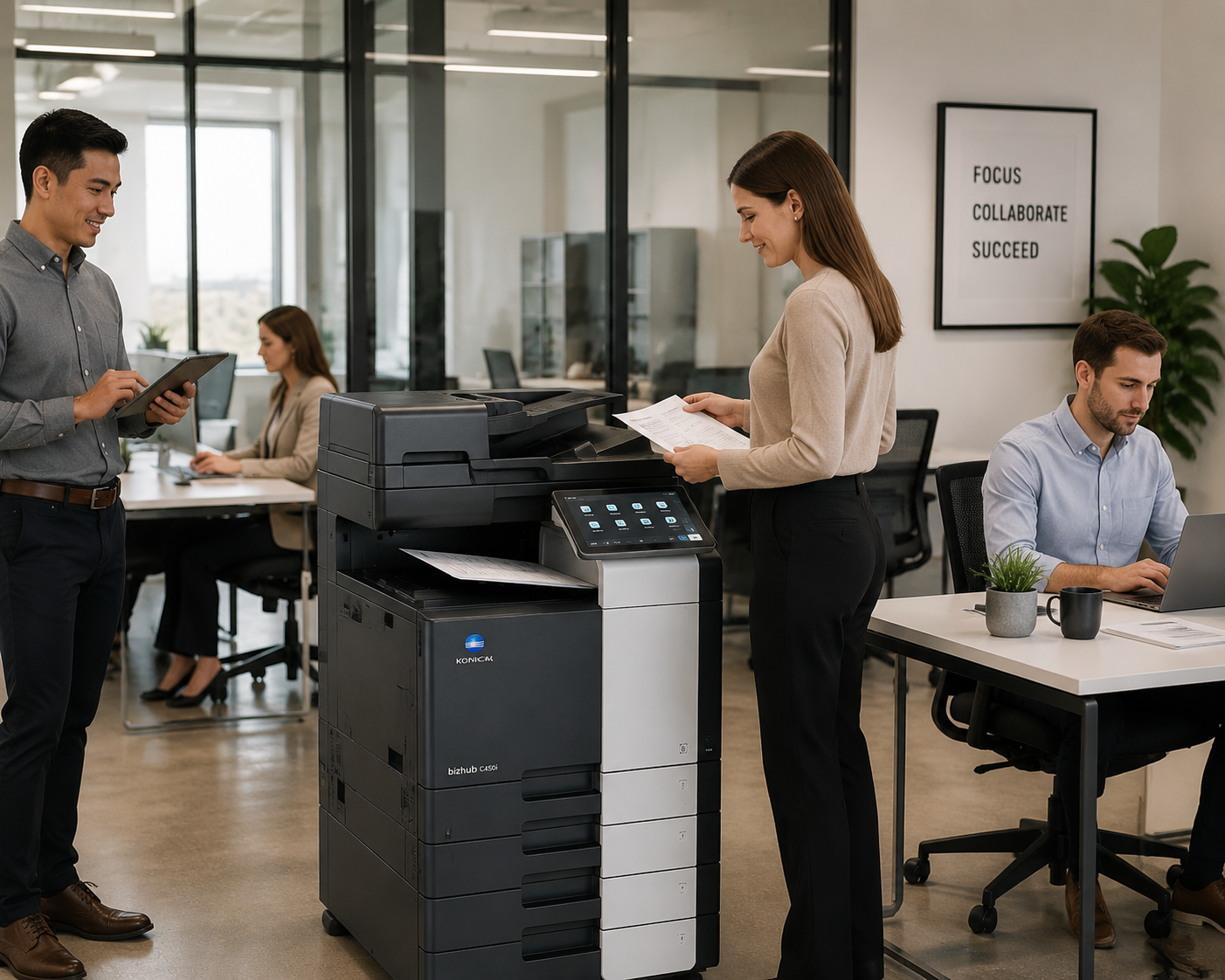 Preowned Konica Copiers in Framingham MA office