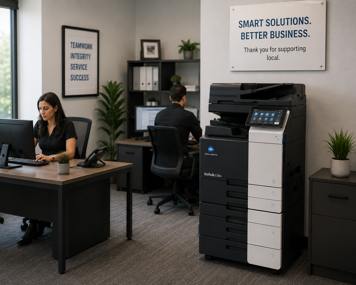 Refurbished Konica copier for small business office