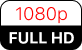 1080p Full HD badge with red text on white background