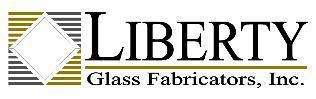 Logo for Liberty Glass Fabricators, Inc. Features a diamond shape and the word 