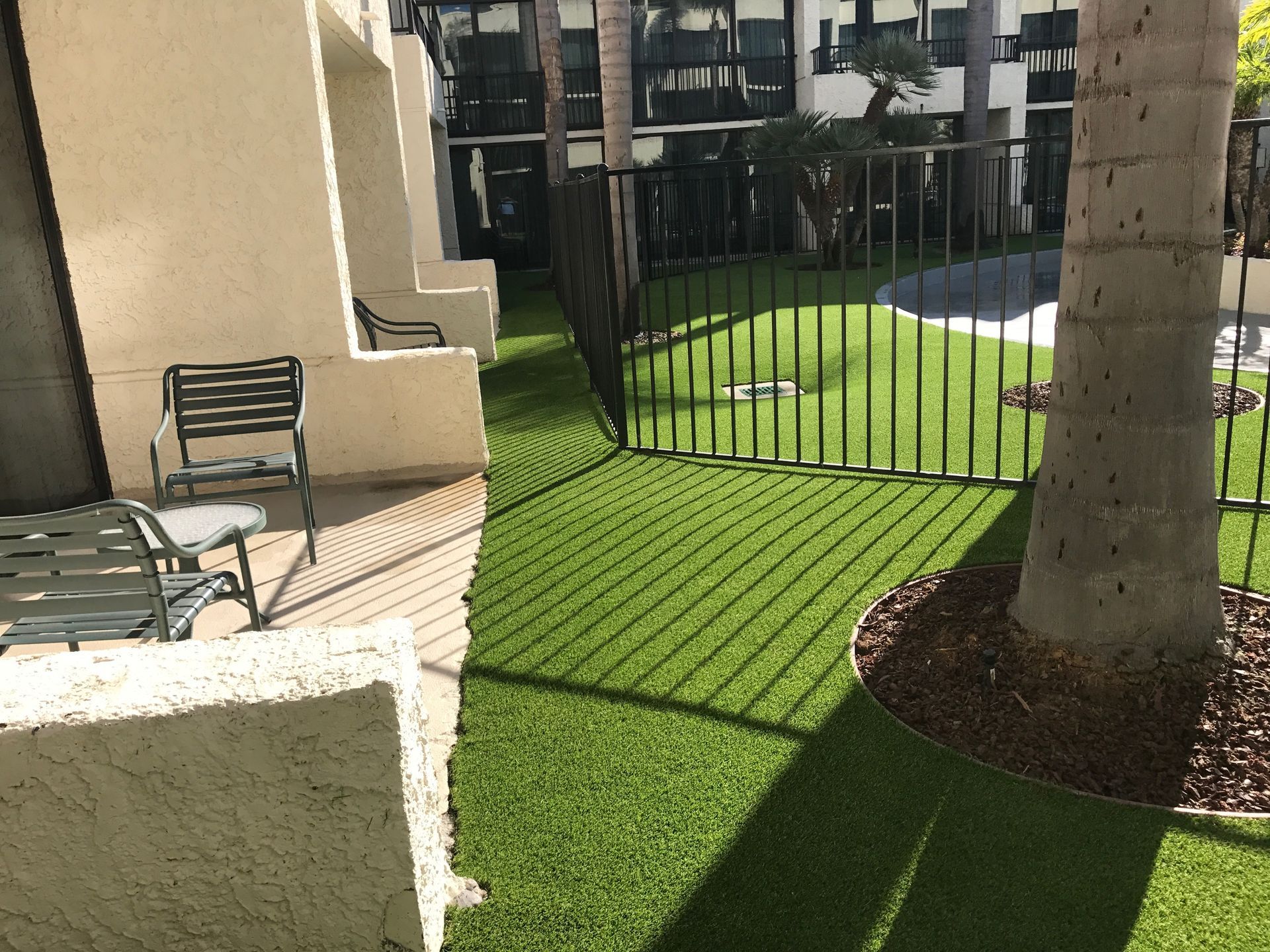 HOA common area synthetic grass