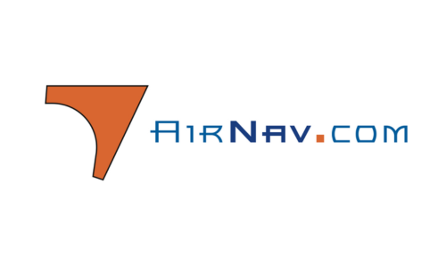 AirNav.com logo with orange stylized wing and blue text on white background