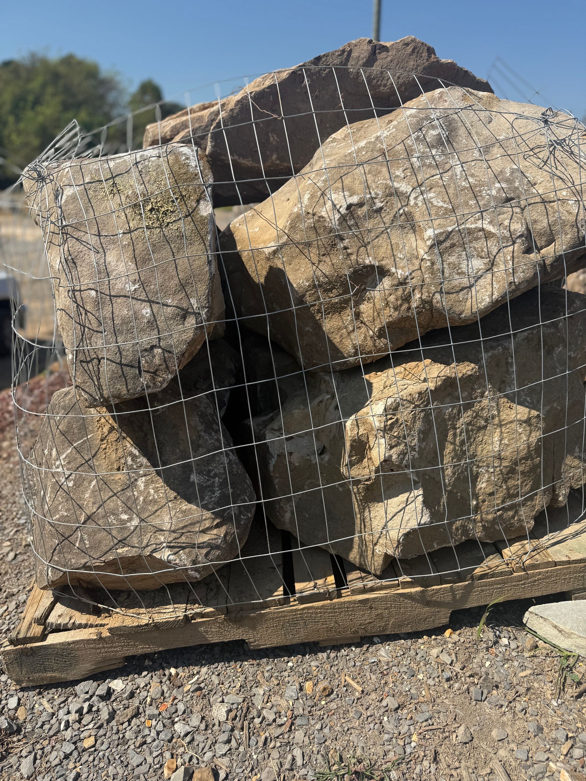 A pile of rocks sitting on top of each other on a table.