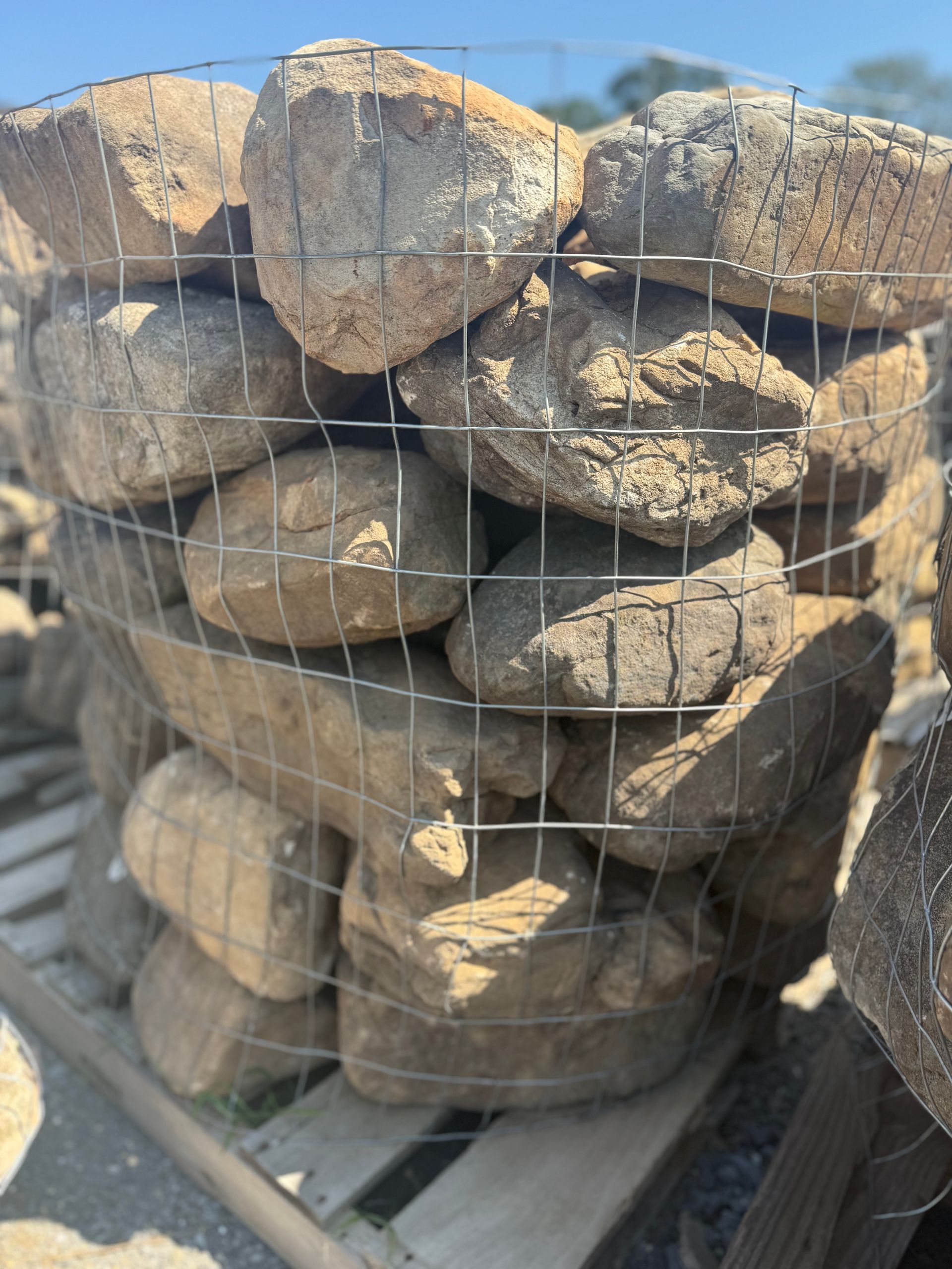 A pile of rocks sitting on top of each other on a table.