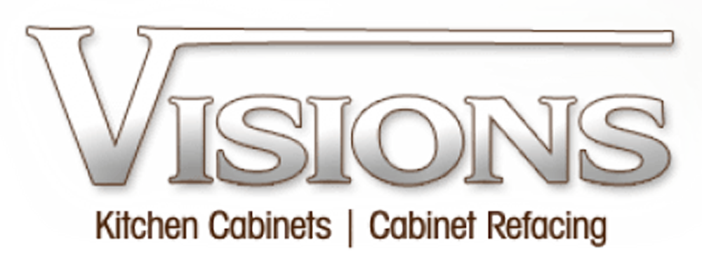 Visions The logo for visions kitchen cabinets and cabinet refacing