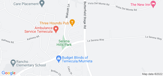 Map of business location