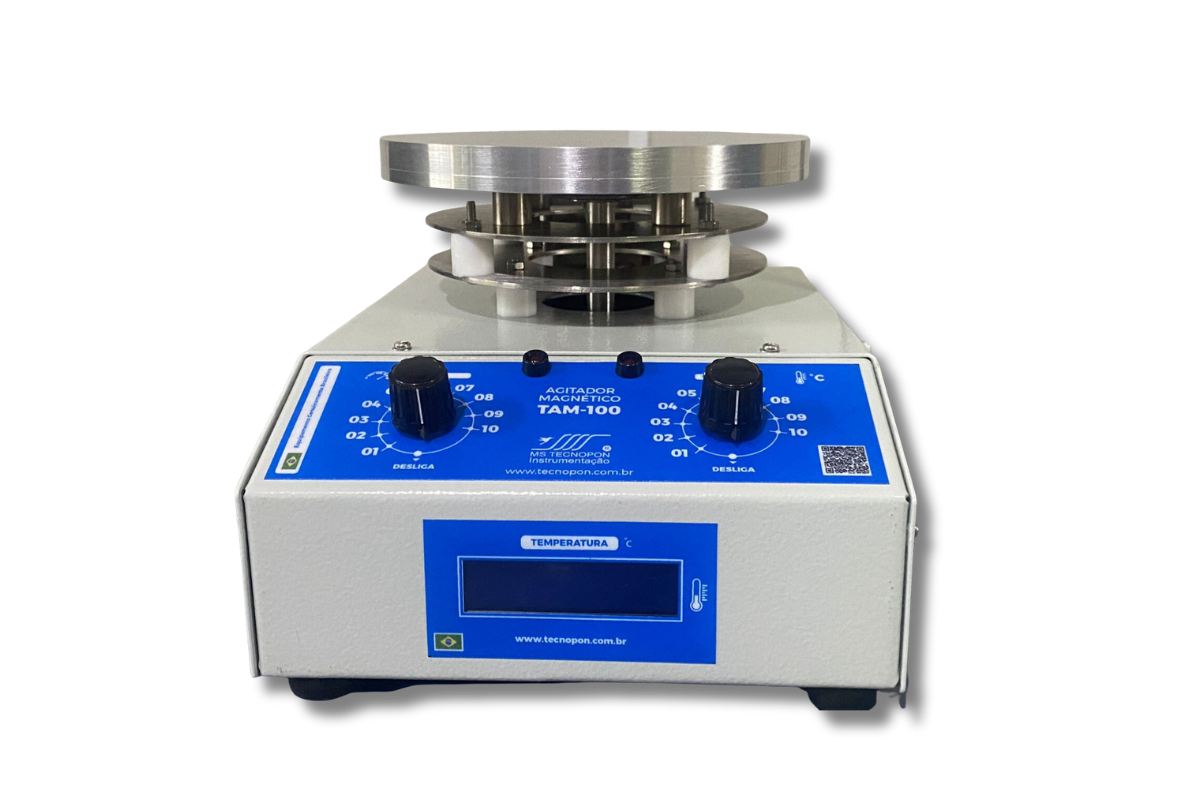 Agitador Magnético com Display da MS Tecnopon Açores: Equipamento ideal para agitação e aquecimento precisos de soluções em laboratórios. Durabilidade e controle avançado.