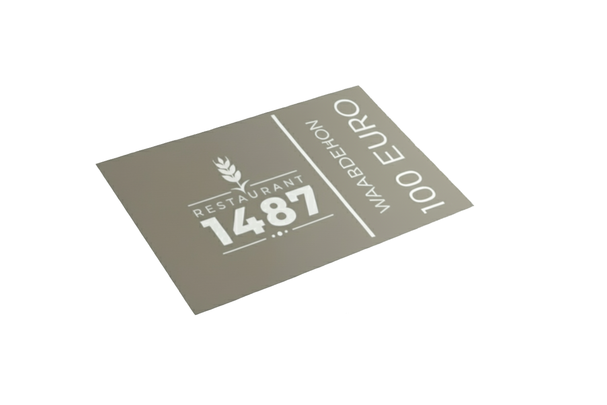 Waardebon t.w.v. 100 euro