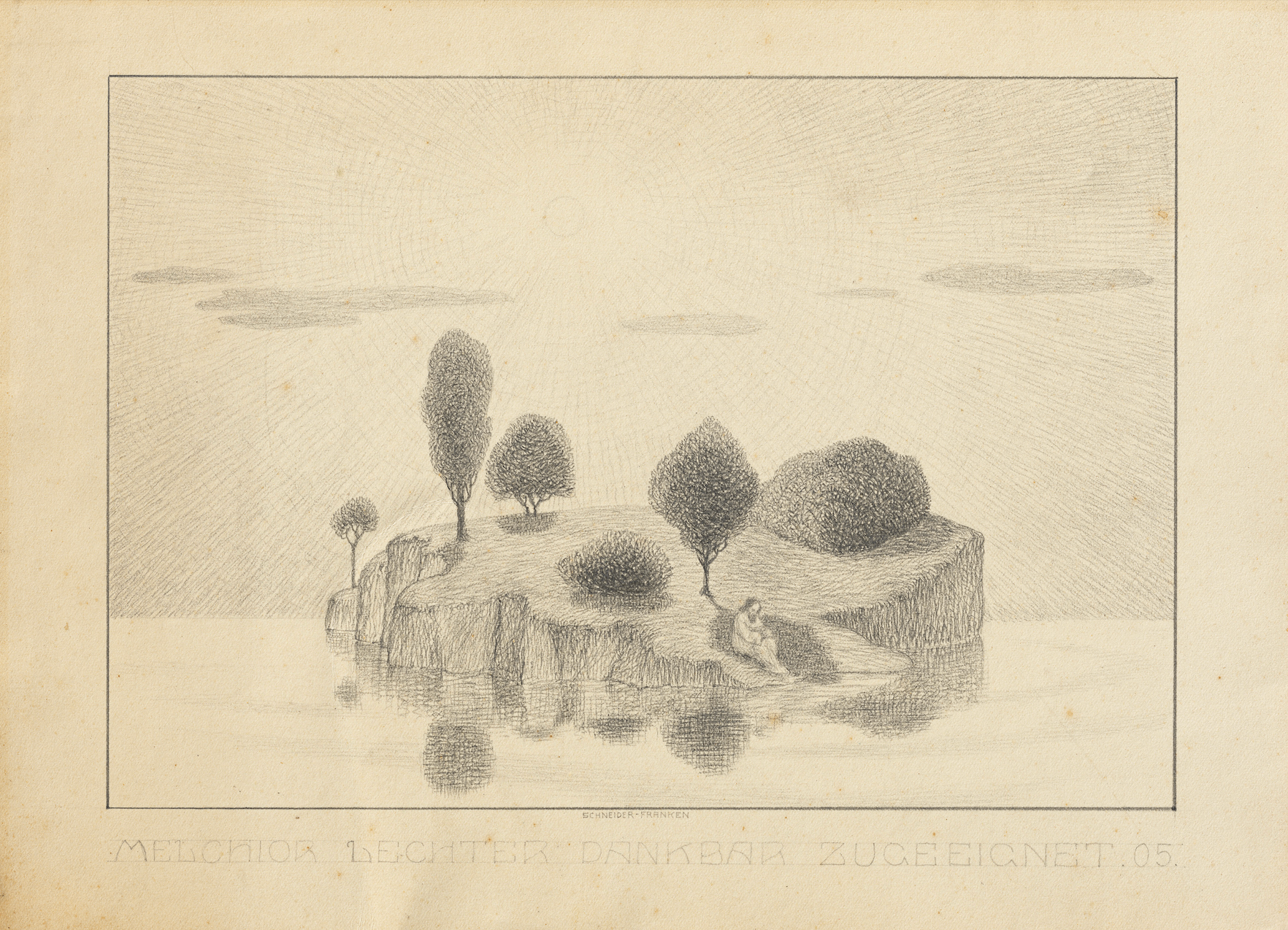 SONNENINSEL, Zeichnung, von Bô Yin Râ
