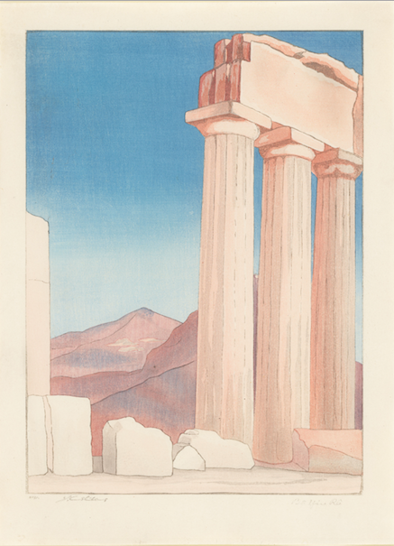 Säulen des Parthenon von Yoshijiro Urushibara nach Bô Yin Râ