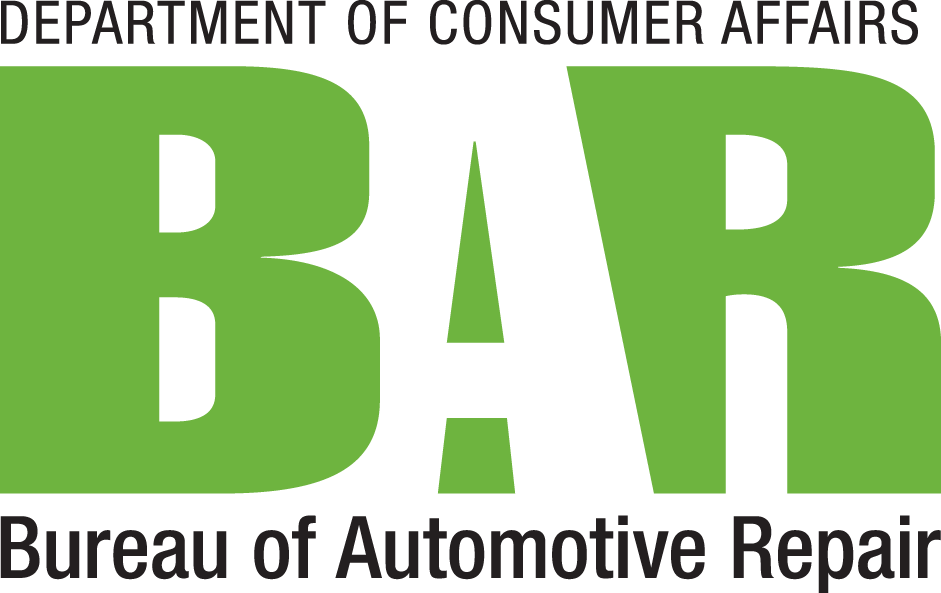 Green logo of the Bureau of Automotive Repair with