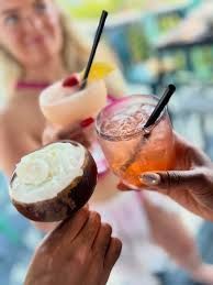 Raw and Refined customers drinking craft cocktails