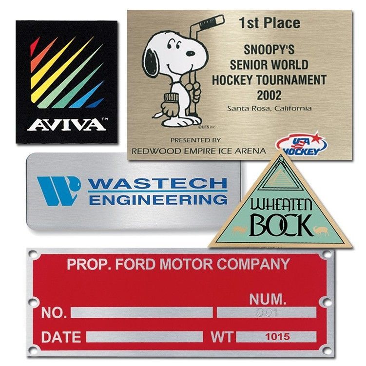 A plaque for snoopy 's senior world hockey tournament 2002
