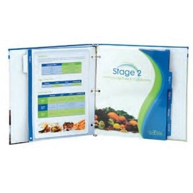 A binder with the word stage 2 on it