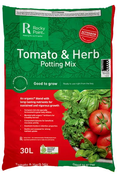Rocky Point Tomato & Herb Potting Mix — Campbell's Truck and Bobcat and Landscape Supplies In Gympie, QLD