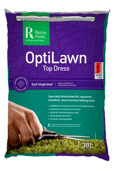 Rocky Point OptiLawn Top Dress (30L) — Campbell's Truck and Bobcat and Landscape Supplies In Gympie, QLD