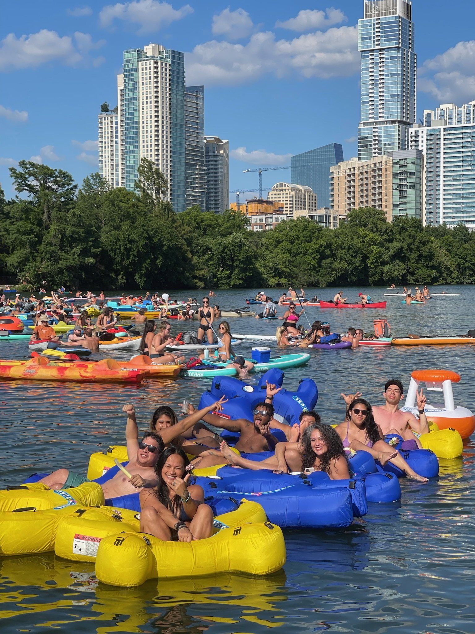 Aaron Bell, Toboats and bats - Austin Kayak and Paddle Board and Tubing toursur Guide to the secret island