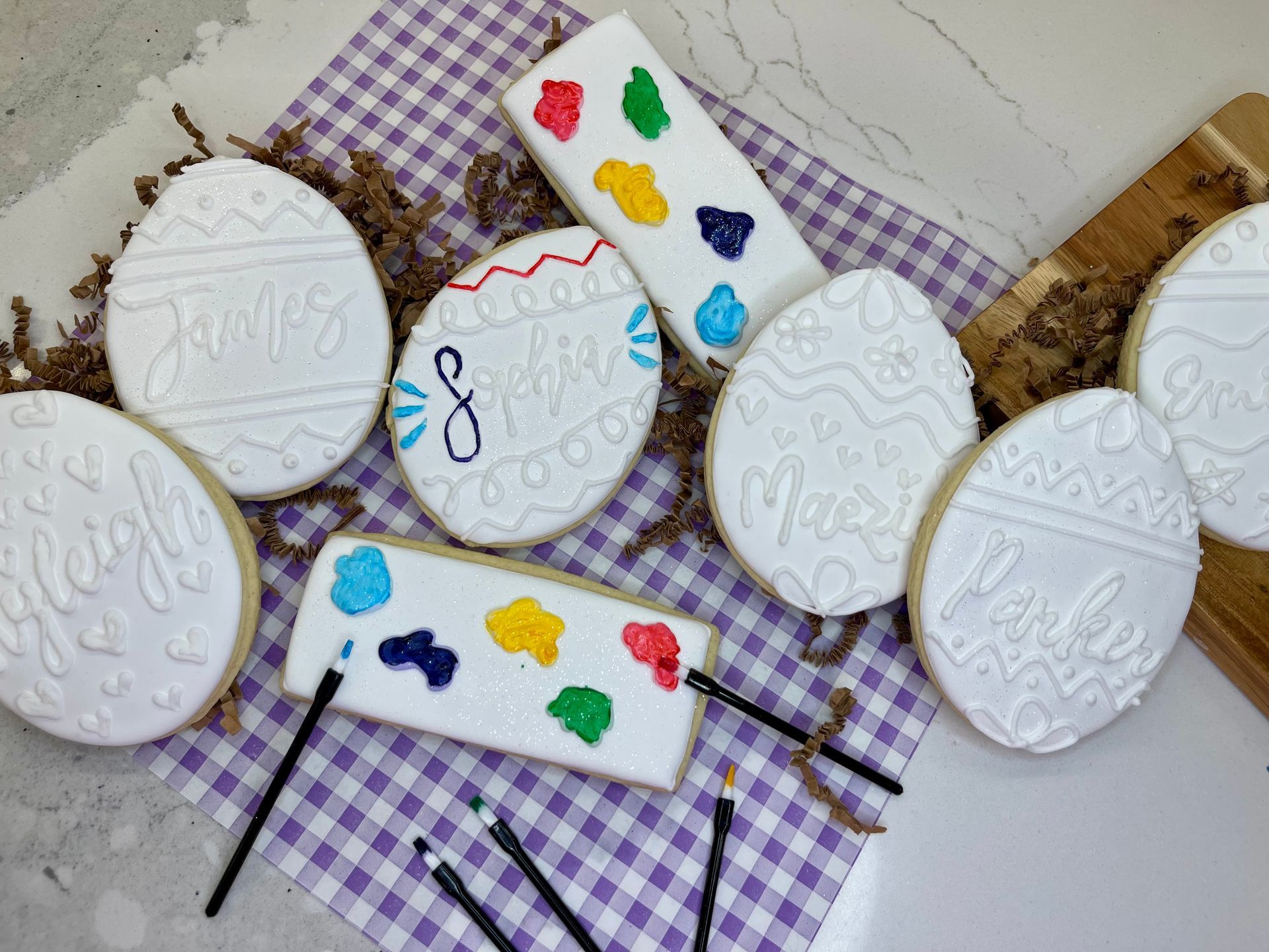 PYO Easter cookies