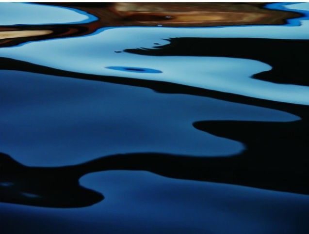 Abstract reflective water